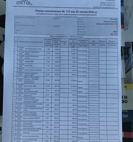 Синій Ніссан Альмера Класік, об'ємом двигуна 0 л та пробігом 213 тис. км за 5000 $, фото 3 на Automoto.ua