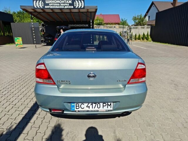 Зеленый Ниссан Альмера Классик, объемом двигателя 1.6 л и пробегом 240 тыс. км за 3400 $, фото 4 на Automoto.ua