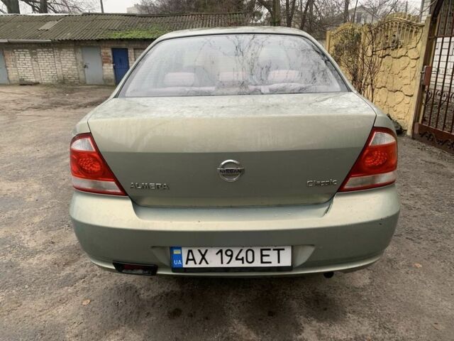 Зеленый Ниссан Альмера Классик, объемом двигателя 1.6 л и пробегом 170 тыс. км за 5100 $, фото 2 на Automoto.ua