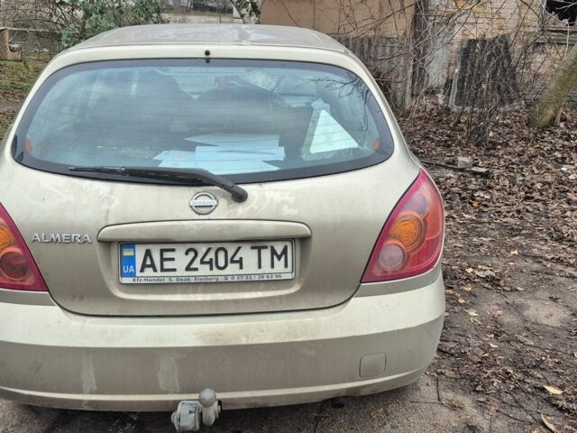 Бежевый Ниссан Альмера, объемом двигателя 1.5 л и пробегом 170 тыс. км за 1500 $, фото 2 на Automoto.ua