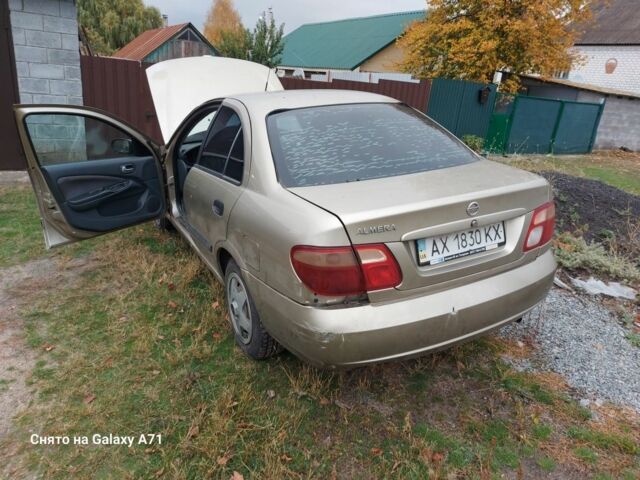 Бежевый Ниссан Альмера, объемом двигателя 1.5 л и пробегом 150 тыс. км за 2200 $, фото 1 на Automoto.ua