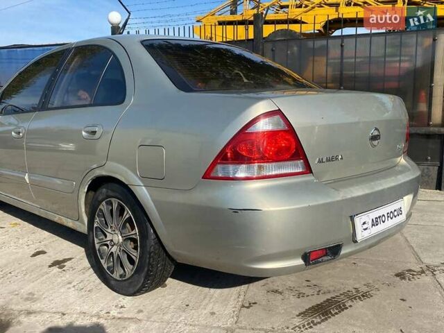 Бежевый Ниссан Альмера, объемом двигателя 1.6 л и пробегом 248 тыс. км за 3990 $, фото 7 на Automoto.ua