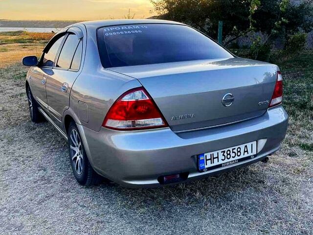 Бежевый Ниссан Альмера, объемом двигателя 1.6 л и пробегом 183 тыс. км за 5300 $, фото 4 на Automoto.ua