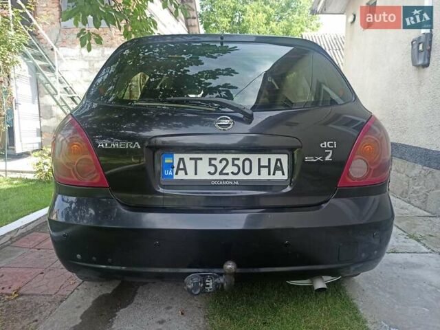 Черный Ниссан Альмера, объемом двигателя 1.5 л и пробегом 222 тыс. км за 5000 $, фото 4 на Automoto.ua