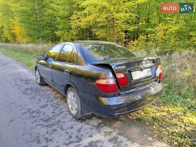 Черный Ниссан Альмера, объемом двигателя 1.5 л и пробегом 269 тыс. км за 2550 $, фото 32 на Automoto.ua
