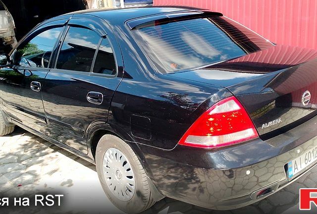 Черный Ниссан Альмера, объемом двигателя 1.6 л и пробегом 120 тыс. км за 6000 $, фото 10 на Automoto.ua