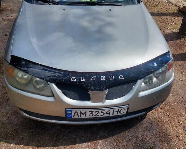 Серый Ниссан Альмера, объемом двигателя 1.5 л и пробегом 260 тыс. км за 3700 $, фото 9 на Automoto.ua