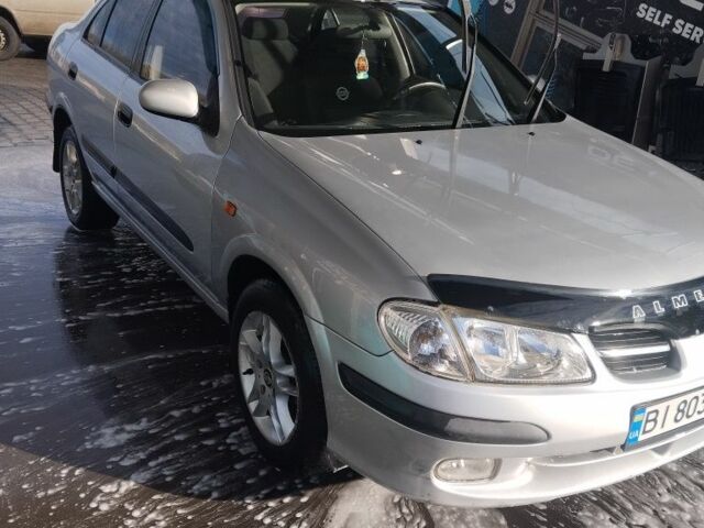 Серый Ниссан Альмера, объемом двигателя 1.5 л и пробегом 351 тыс. км за 3800 $, фото 3 на Automoto.ua