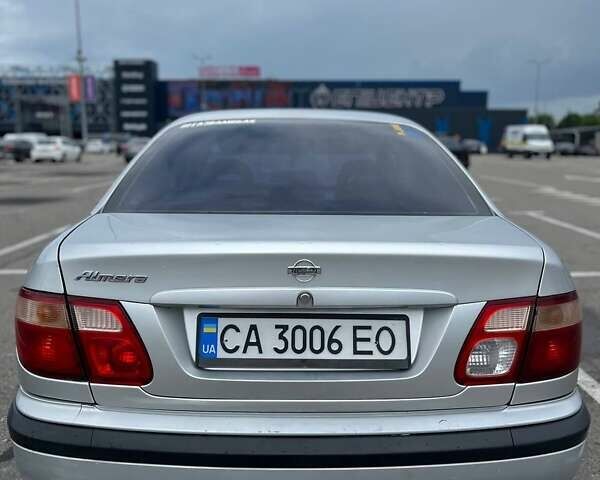 Серый Ниссан Альмера, объемом двигателя 1.8 л и пробегом 372 тыс. км за 2600 $, фото 4 на Automoto.ua