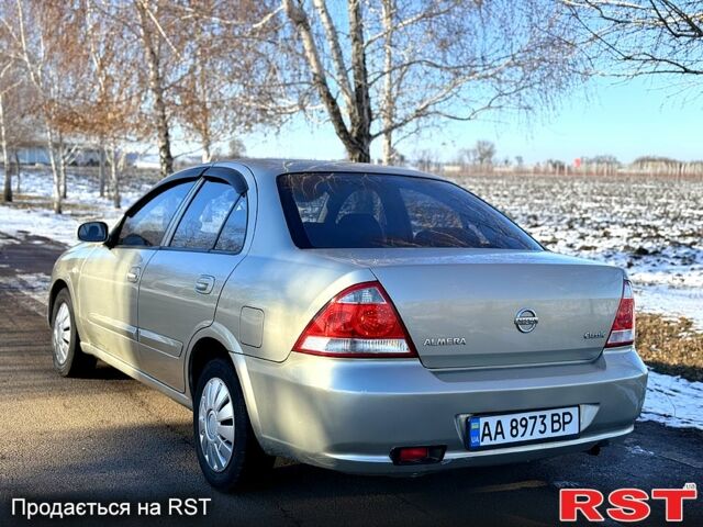 Серый Ниссан Альмера, объемом двигателя 16 л и пробегом 292 тыс. км за 3750 $, фото 3 на Automoto.ua