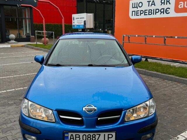 Синий Ниссан Альмера, объемом двигателя 2.2 л и пробегом 200 тыс. км за 3800 $, фото 1 на Automoto.ua