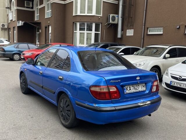 Синий Ниссан Альмера, объемом двигателя 1.5 л и пробегом 217 тыс. км за 2499 $, фото 2 на Automoto.ua
