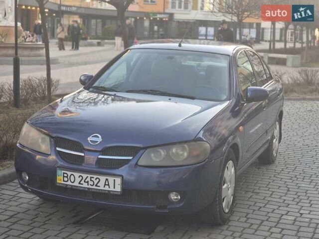 Синий Ниссан Альмера, объемом двигателя 1.5 л и пробегом 319 тыс. км за 3500 $, фото 2 на Automoto.ua