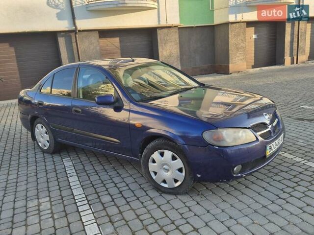 Синий Ниссан Альмера, объемом двигателя 1.5 л и пробегом 319 тыс. км за 3500 $, фото 4 на Automoto.ua