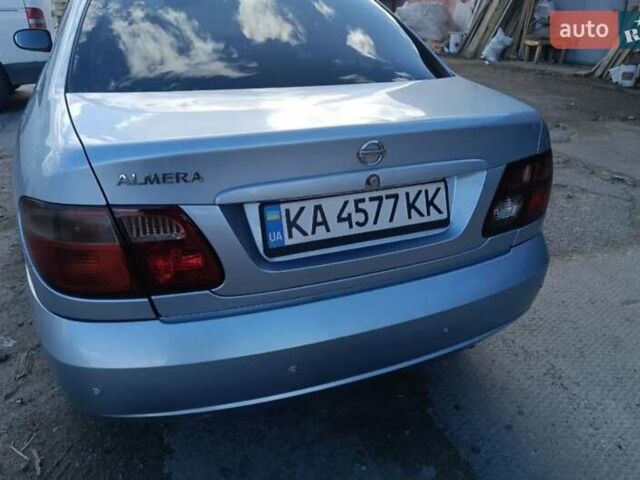 Синий Ниссан Альмера, объемом двигателя 1.5 л и пробегом 233 тыс. км за 4100 $, фото 1 на Automoto.ua