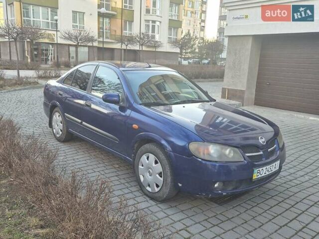 Синий Ниссан Альмера, объемом двигателя 1.5 л и пробегом 319 тыс. км за 3500 $, фото 1 на Automoto.ua