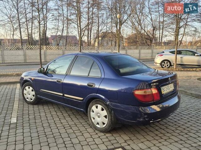 Синий Ниссан Альмера, объемом двигателя 1.5 л и пробегом 319 тыс. км за 3500 $, фото 6 на Automoto.ua