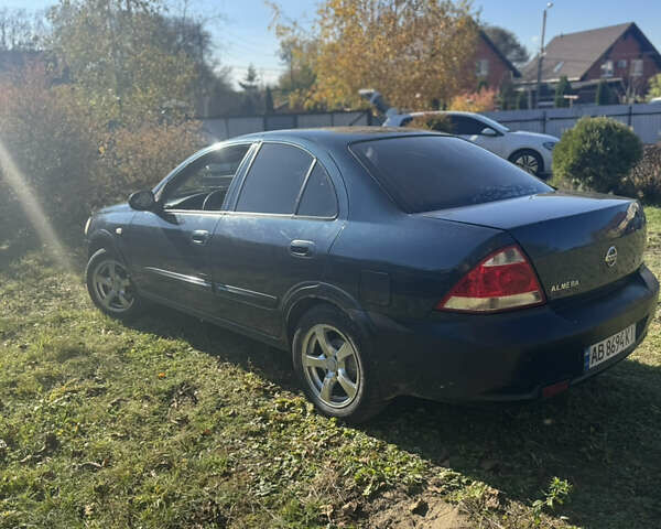 Синий Ниссан Альмера, объемом двигателя 1.6 л и пробегом 268 тыс. км за 3500 $, фото 5 на Automoto.ua