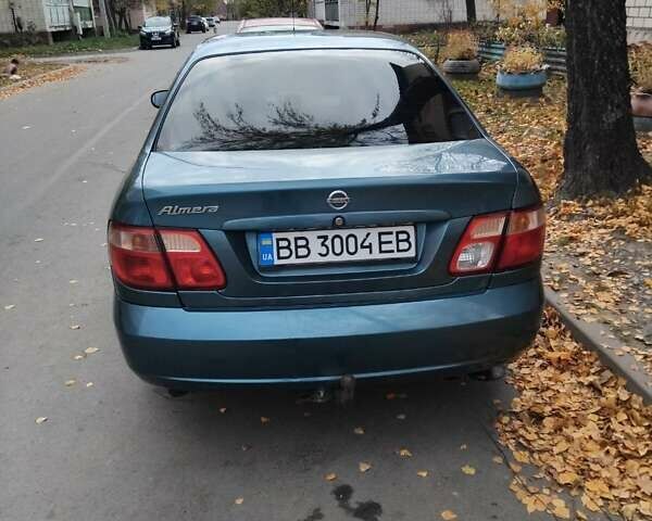 Зеленый Ниссан Альмера, объемом двигателя 1.8 л и пробегом 317 тыс. км за 2650 $, фото 2 на Automoto.ua