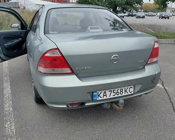 Зеленый Ниссан Альмера, объемом двигателя 1.6 л и пробегом 233 тыс. км за 3700 $, фото 2 на Automoto.ua