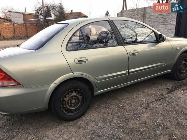 Зеленый Ниссан Альмера, объемом двигателя 1.6 л и пробегом 175 тыс. км за 5300 $, фото 6 на Automoto.ua