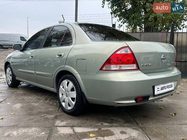 Зеленый Ниссан Альмера, объемом двигателя 1.6 л и пробегом 75 тыс. км за 4490 $, фото 6 на Automoto.ua
