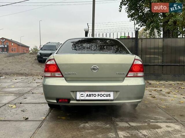 Зеленый Ниссан Альмера, объемом двигателя 1.6 л и пробегом 75 тыс. км за 4490 $, фото 5 на Automoto.ua