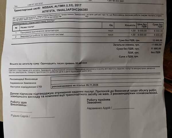 Белый Ниссан Альтима, объемом двигателя 2.49 л и пробегом 132 тыс. км за 12999 $, фото 13 на Automoto.ua