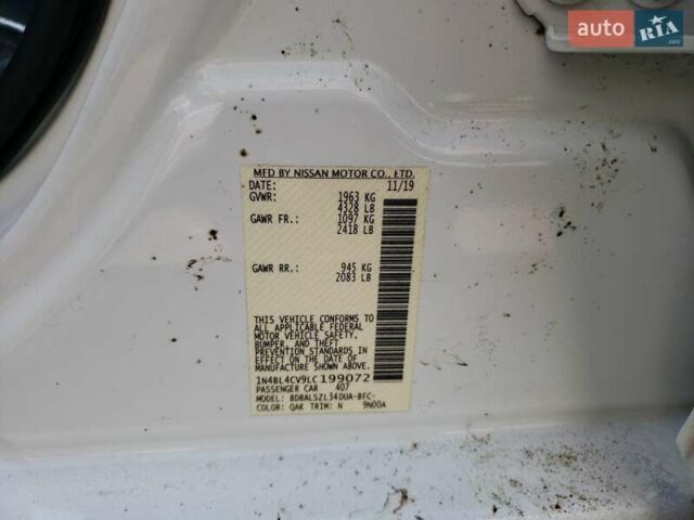 Білий Ніссан Альтіма, об'ємом двигуна 2.49 л та пробігом 85 тис. км за 2600 $, фото 12 на Automoto.ua