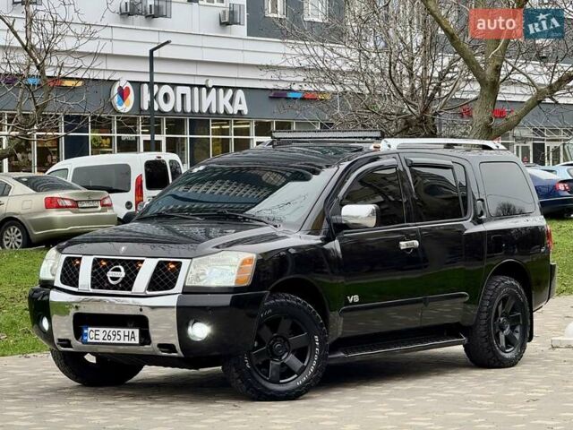 Черный Ниссан Армада, объемом двигателя 5.6 л и пробегом 267 тыс. км за 10999 $, фото 15 на Automoto.ua