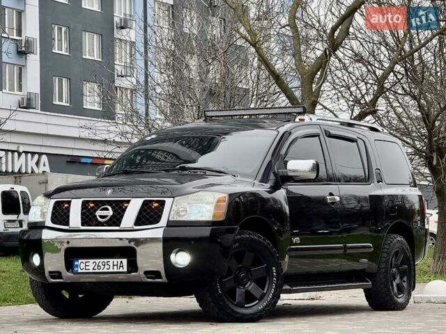 Черный Ниссан Армада, объемом двигателя 5.6 л и пробегом 267 тыс. км за 10999 $, фото 11 на Automoto.ua