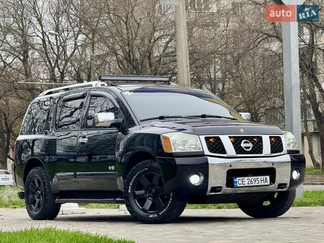 Черный Ниссан Армада, объемом двигателя 5.6 л и пробегом 267 тыс. км за 10999 $, фото 24 на Automoto.ua