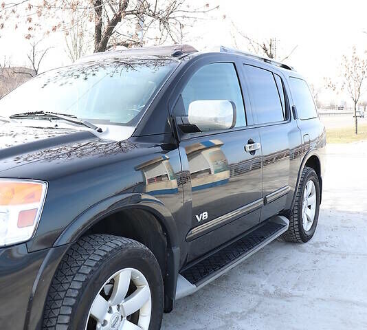 Черный Ниссан Армада, объемом двигателя 5.56 л и пробегом 191 тыс. км за 14999 $, фото 3 на Automoto.ua