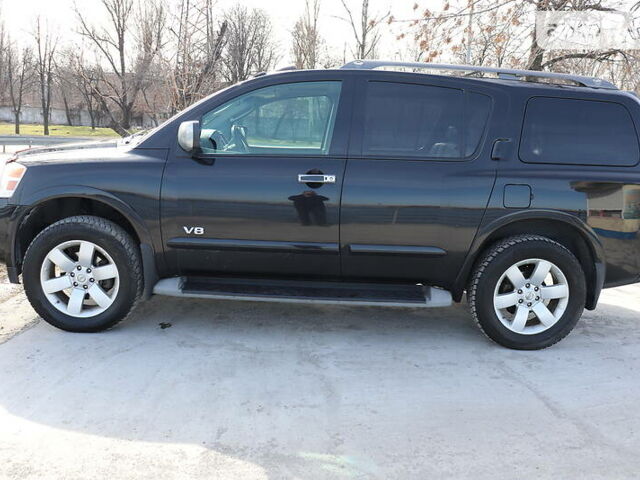 Черный Ниссан Армада, объемом двигателя 5.56 л и пробегом 191 тыс. км за 14999 $, фото 4 на Automoto.ua