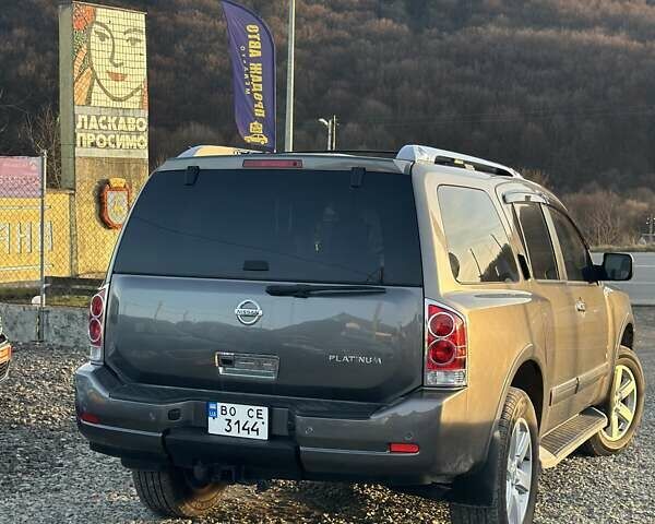 Серый Ниссан Армада, объемом двигателя 5.55 л и пробегом 135 тыс. км за 18450 $, фото 6 на Automoto.ua