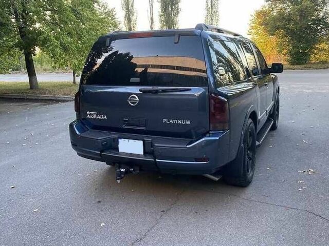 Синий Ниссан Армада, объемом двигателя 5.55 л и пробегом 126 тыс. км за 310 $, фото 4 на Automoto.ua