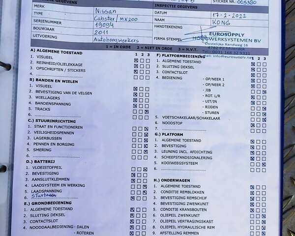 Ніссан Кабстар, об'ємом двигуна 2.49 л та пробігом 70 тис. км за 37299 $, фото 28 на Automoto.ua