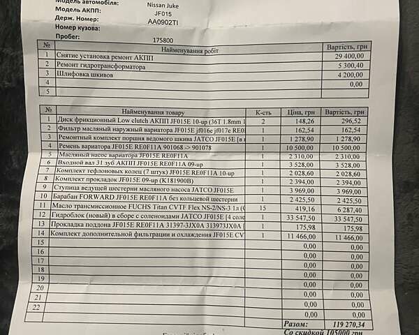 Білий Ніссан Жук, об'ємом двигуна 1.6 л та пробігом 147 тис. км за 11200 $, фото 9 на Automoto.ua