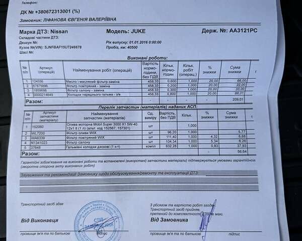 Білий Ніссан Жук, об'ємом двигуна 1.6 л та пробігом 65 тис. км за 13200 $, фото 14 на Automoto.ua