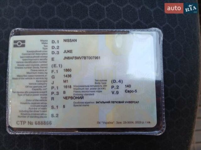 Красный Ниссан Жук, объемом двигателя 1.6 л и пробегом 156 тыс. км за 8999 $, фото 16 на Automoto.ua