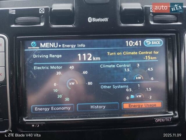 Белый Ниссан Лиф, объемом двигателя 0 л и пробегом 129 тыс. км за 7200 $, фото 8 на Automoto.ua