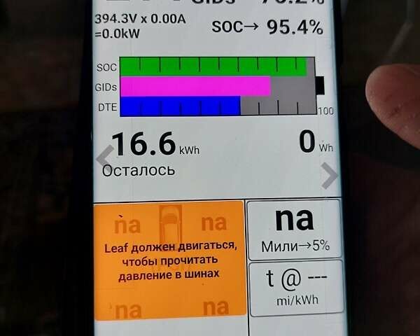 Белый Ниссан Лиф, объемом двигателя 0 л и пробегом 101 тыс. км за 8700 $, фото 9 на Automoto.ua