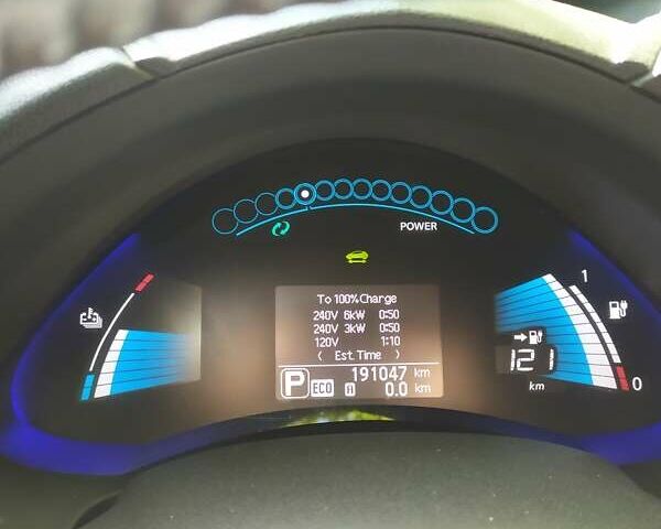 Білий Ніссан Ліф, об'ємом двигуна 0 л та пробігом 191 тис. км за 6700 $, фото 10 на Automoto.ua