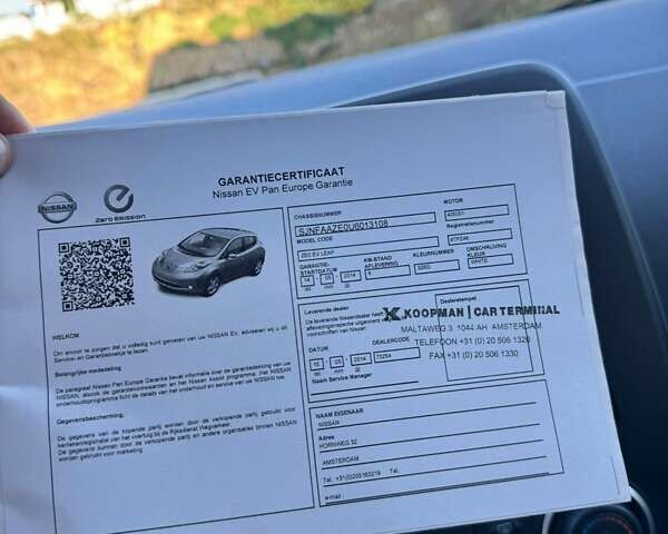 Белый Ниссан Лиф, объемом двигателя 0 л и пробегом 69 тыс. км за 7599 $, фото 20 на Automoto.ua
