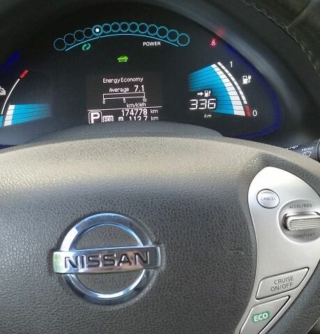 Білий Ніссан Ліф, об'ємом двигуна 0 л та пробігом 175 тис. км за 13300 $, фото 4 на Automoto.ua