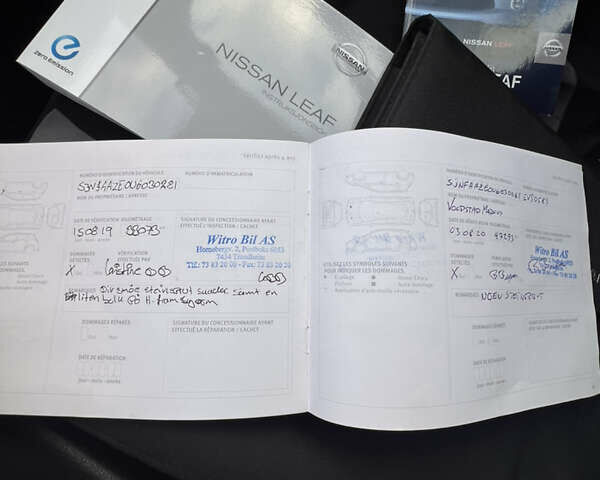 Белый Ниссан Лиф, объемом двигателя 0 л и пробегом 96 тыс. км за 8200 $, фото 18 на Automoto.ua