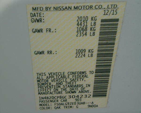 Белый Ниссан Лиф, объемом двигателя 0 л и пробегом 52 тыс. км за 12200 $, фото 1 на Automoto.ua