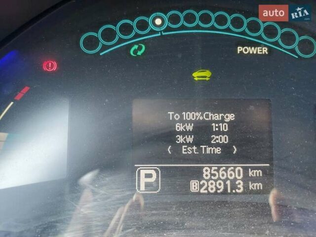 Білий Ніссан Ліф, об'ємом двигуна 0 л та пробігом 85 тис. км за 10000 $, фото 3 на Automoto.ua