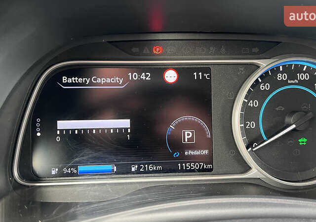 Белый Ниссан Лиф, объемом двигателя 0 л и пробегом 114 тыс. км за 12950 $, фото 24 на Automoto.ua