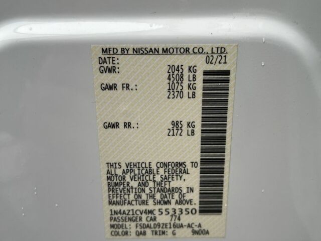 Белый Ниссан Лиф, объемом двигателя 0 л и пробегом 27 тыс. км за 13800 $, фото 10 на Automoto.ua